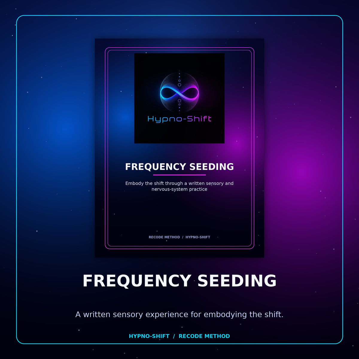 Frequency Seeding Embody the Shift workbook included in the Recode Workbook Collection