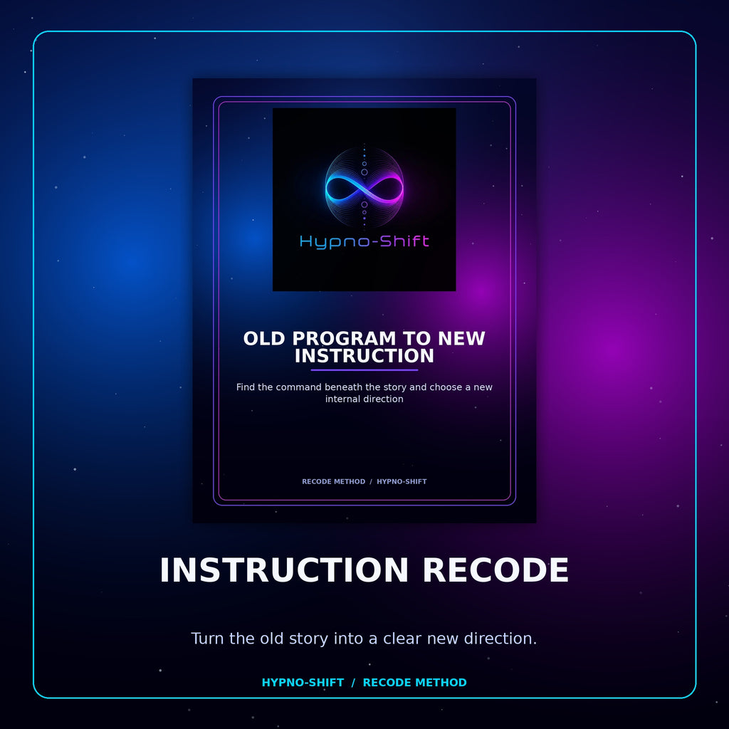 Old Program to New Instruction workbook included in the Recode Workbook Collection
